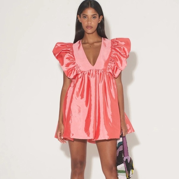 HANSEN & GRETEL - NWOT - Cosmo Bubble Sleeve Dress - Picture 3 of 7